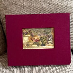 Elegant Burgundy Photo Album, bundle and save with other albums